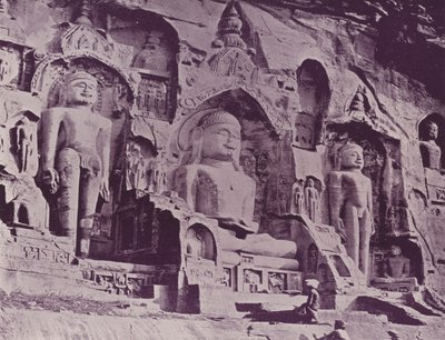 Figures bouddhistes, La Vallée Heureuse, Gwalior - English Photographer