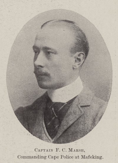 Capitaine F C Marsh, commandant de la police du Cap à Mafeking - English Photographer