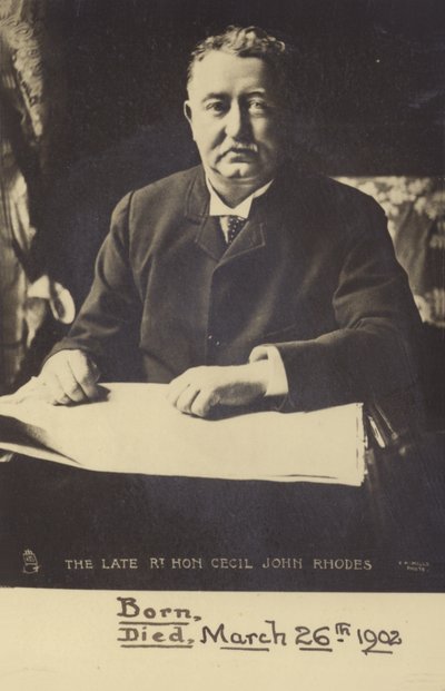 Cecil John Rhodes - English Photographer