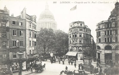 Cheapside et St Pauls Churchyard - English Photographer