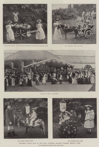 Fête florale des enfants aux jardins de la Société royale de botanique, Regent