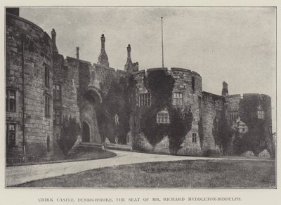 Château de Chirk, Denbighshire, résidence de M. Richard Myddleton-Biddulph - English Photographer