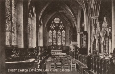Cathédrale de Christ Church, Chapelle latine, Oxford - English Photographer
