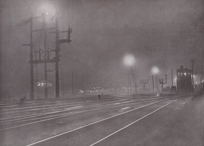 Clapham Junction la nuit - English Photographer