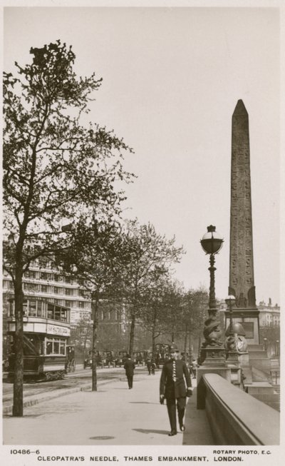 Aiguille de Cléopâtre, Thames Embankment, Londres - English Photographer