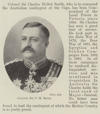 Colonel Sir C H Smith - English Photographer