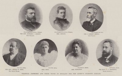 Premiers ministres coloniaux et leurs épouses en Angleterre pour le Jubilé de diamant de la Reine - English Photographer
