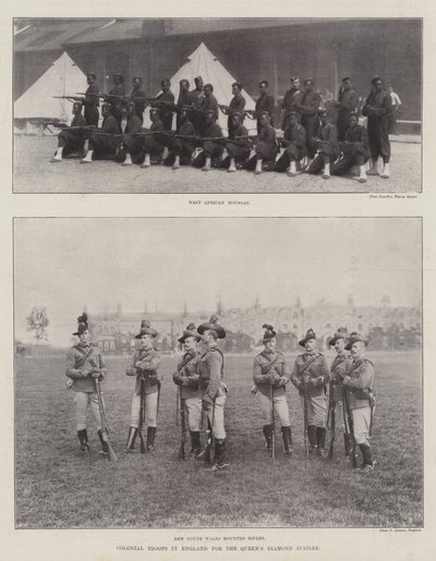 Troupes coloniales en Angleterre pour le Jubilé de diamant de la Reine - English Photographer