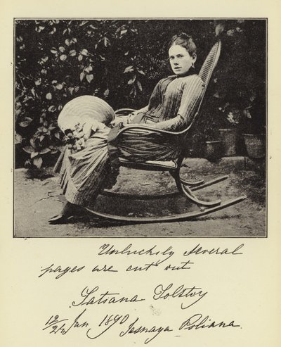 Comtesse Tatiana Tolstoï - English Photographer