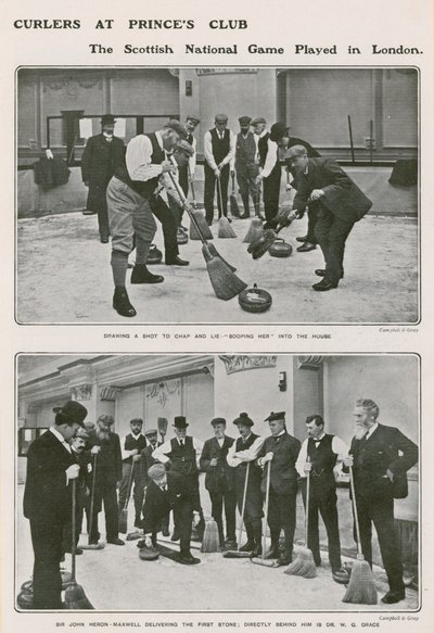 Curlers au Princes Club, le jeu national écossais à Londres - English Photographer