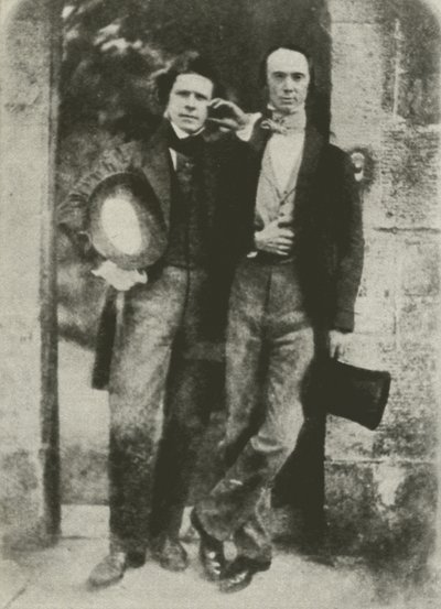 David Octavius Hill (à gauche) et W B Johnstone, directeur de la Galerie nationale écossaise - English Photographer
