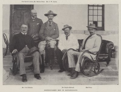 Hommes distingués au Matabililand - English Photographer
