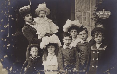 Dronning Alexandra avec ses petits-enfants - English Photographer