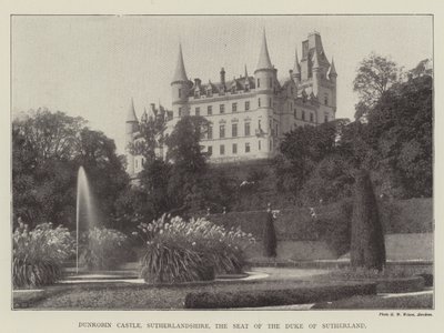 Château de Dunrobin, Sutherlandshire, résidence du duc de Sutherland - English Photographer