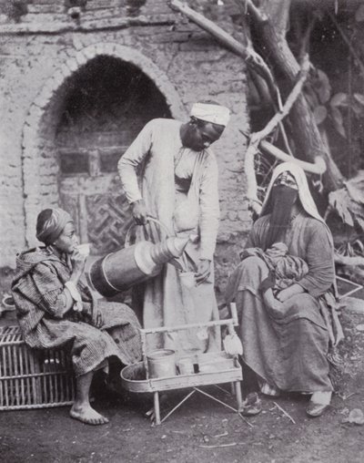 Égypte : Servir du café turc dans les rues du Caire - English Photographer