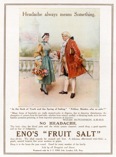 Publicité pour le sel de fruits Enos - English Photographer