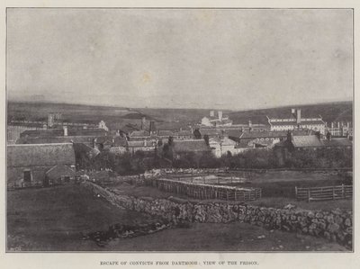 Évasion de détenus de Dartmoor, vue de la prison - English Photographer
