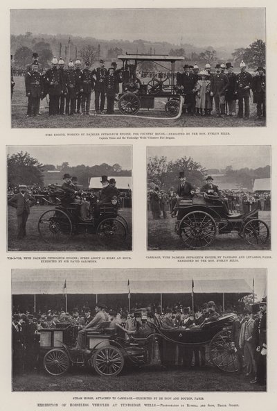 Exposition de véhicules sans chevaux à Tunbridge Wells - English Photographer