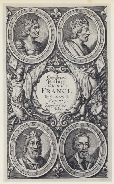 F Eudes de Mezeray, Une histoire chronologique des rois de France, Tr J Bulteel, T N pour T Basset, etc 1683 - English Photographer