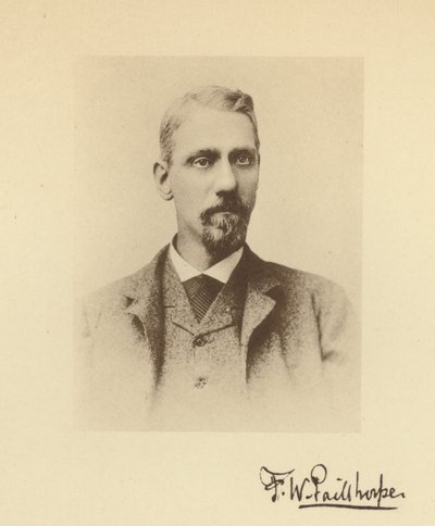 F W Pailthorpe (photo n/b) - English Photographer