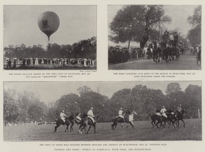 Mode et sport, événements à Ranelagh, Hyde Park et Hurlingham - English Photographer