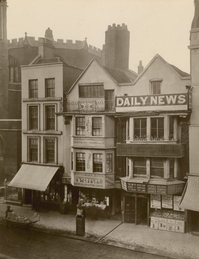 Fleet Street, Londres ; côté nord avec 184-186 Fleet Street - English Photographer