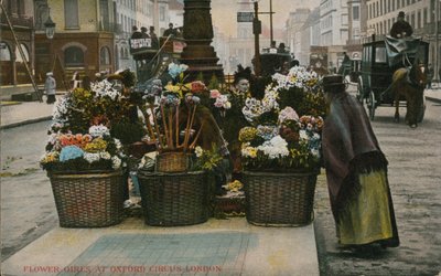 Fleuristes à Oxford Circus, Londres - English Photographer
