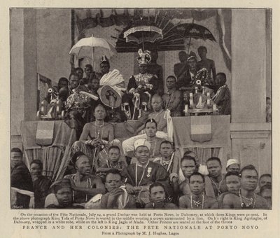 La France et ses colonies, la fête nationale à Porto Novo - English Photographer