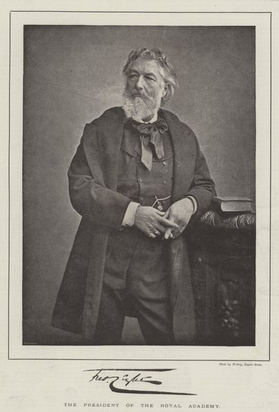 Frederic Leighton, président de la Royal Academy - English Photographer