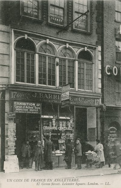 Librairie française, 17 Green Street, Leicester Square, Londres - English Photographer