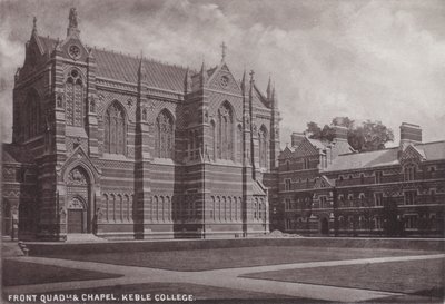 Façade de la cour et chapelle, Keble College - English Photographer