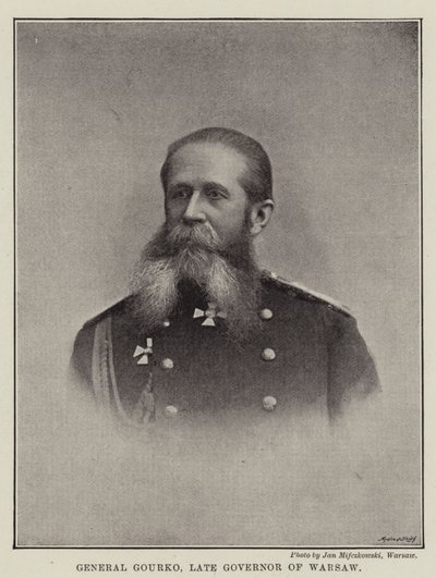 Général Gourko, ancien gouverneur de Varsovie - English Photographer