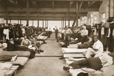 Quartiers généraux, Handforth, illustration de Prisonniers allemands en Grande-Bretagne - English Photographer