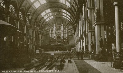 Vue générale de la salle de concert à l