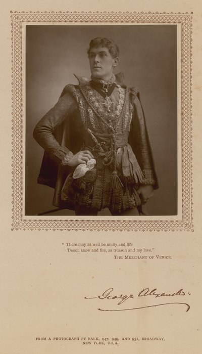 George Alexander, acteur - English Photographer