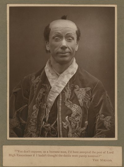George Grossmith en Ko-Ko dans Le Mikado - English Photographer