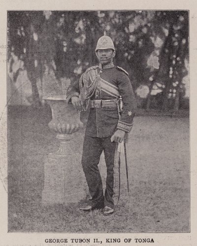 George Tubon II, roi des Tonga - English Photographer
