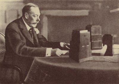 George V diffuse son message de Noël au Commonwealth et à l