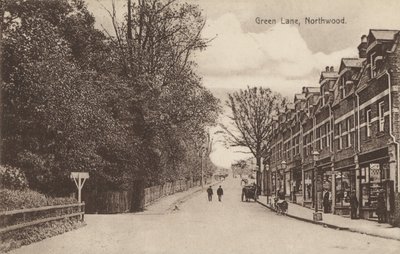 Green Lane, Northwood, près de Londres - English Photographer