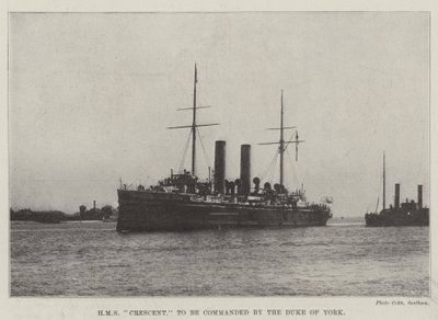 HMS Crescent, commandé par le duc d