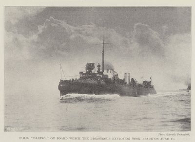 HMS Daring, à bord duquel l