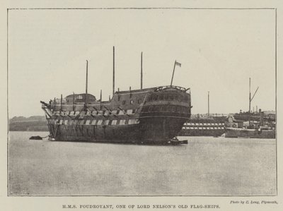 HMS Foudroyant, un des anciens navires amiraux de Lord Nelson - English Photographer