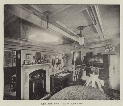 HMS Melampus, la cabine du prince - English Photographer
