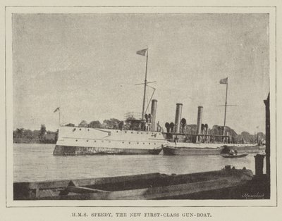 HMS Speedy, le Nouveau Canonnière de Première Classe - English Photographer