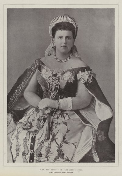 SAR la Duchesse de Saxe-Cobourg-Gotha - English Photographer