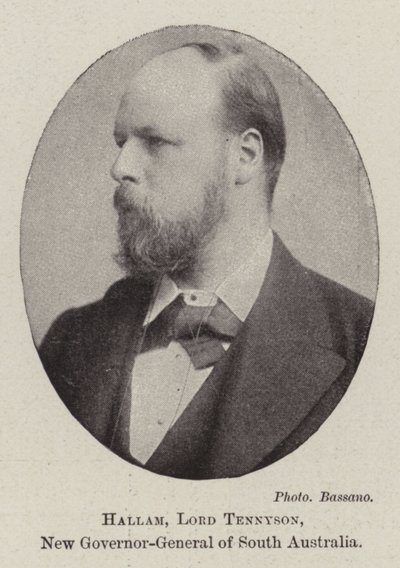 Hallam, Lord Tennyson, nouveau gouverneur général de l
