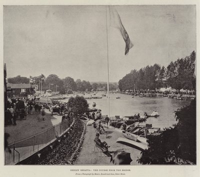 Régate de Henley, le parcours depuis le pont - English Photographer