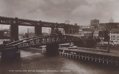 Ponts High Level et Swing, Newcastle-On-Tyne - English Photographer