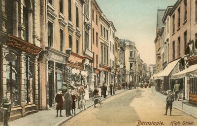 High Street, Barnstaple, Devon (photo n/b) - English Photographer