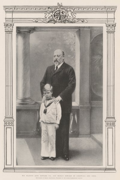 Sa Majesté le roi Édouard VII et le prince Édouard de Cornouailles et d